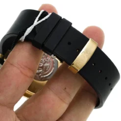 Iced Out Yellow Gold Plated Joe Rodeo Broadway Men's Diamond Watch 5 Carats -PNZ Watches Shop iced out yellow gold pltd joe rodeo broadway mens diamond watch 5 carats back2