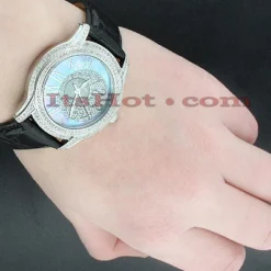 Joe Rodeo Beverly Ladies Diamond Watch 1.35ct Blue -PNZ Watches Shop joe rodeo beverly ladies diamond watch 135ct blue p 22687bod