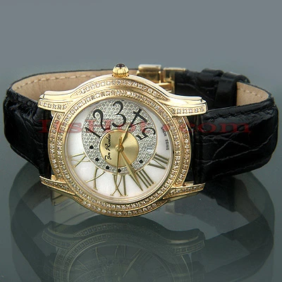 Joe Rodeo Beverly Ladies Diamond Watch 1.35ct Yellow 2 Joe Rodeo Beverly Ladies Diamond Watch 1.35ct Yellow - Image 2