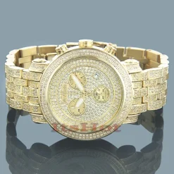 Joe Rodeo Classic Men's Diamond Watch 3.75ct Yellow