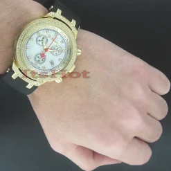 Joe Rodeo Diamond Yellow Tone JoJo Master Watch 2.20ct -PNZ Watches Shop joe rodeo diamond watches jojo master watch 220ct p 8508bod