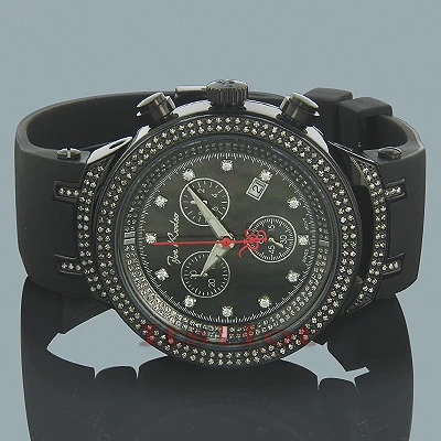 Joe Rodeo Diamond 2.20ct JoJo Master Black Dial Watch 2 Joe Rodeo Diamond 2.20ct JoJo Master Black Dial Watch - Image 2