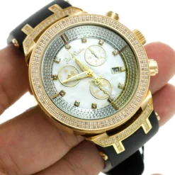 Joe Rodeo Diamond Yellow Tone JoJo Master Watch 2.20ct -PNZ Watches Shop joe rodeo diamond watches jojo master watch 220ct p 8518 bod3