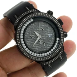 Joe Rodeo Diamond Floating Stones JoJo Master Watch 2.20ct -PNZ Watches Shop joe rodeo diamond watches jojo master watch 220ct p 8530 bod3