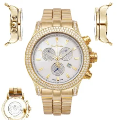 Joe Rodeo Diamond Master Pilot Men's Watch 7ct -PNZ Watches Shop joe rodeo diamond watches master pilot mens watch 7ct p 35642 main2