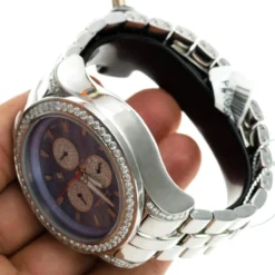 Joe Rodeo Diamond Men's Master Pilot 7.20ct Watch -PNZ Watches Shop joe rodeo diamond watches mens master pilot 720ct p 35658 bod5