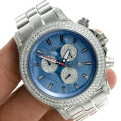 Joe Rodeo Diamond Men's Master Pilot 7ct Watch -PNZ Watches Shop joe rodeo diamond watches mens master pilot 7ct p 35657 bod3