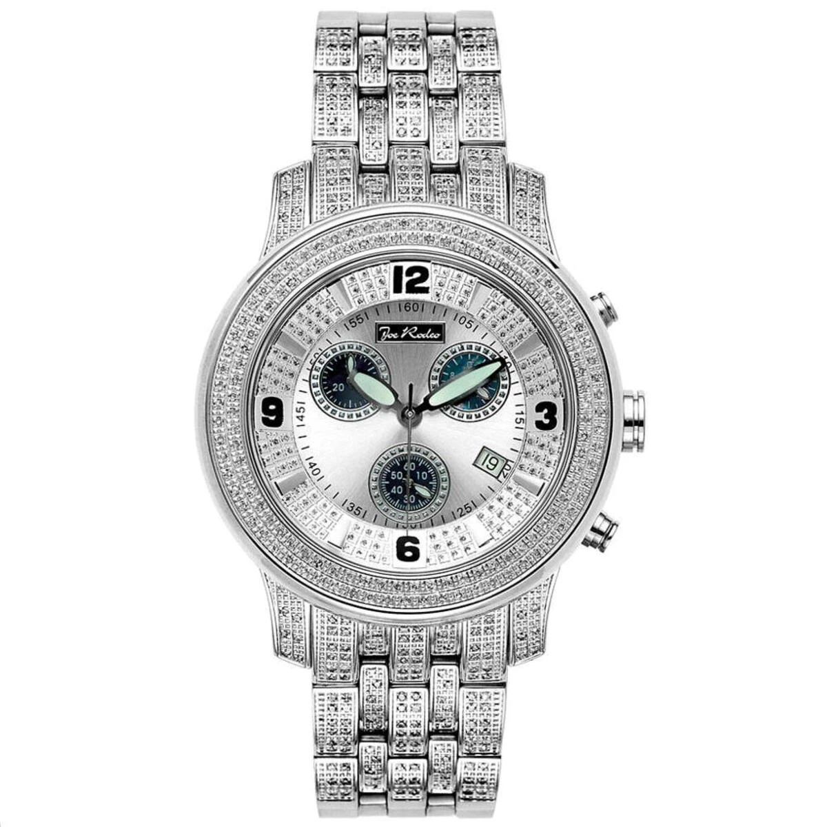Joe Rodeo Watch With Diamond Band 3.50ct 2000 Men's 1 Joe Rodeo Watch With Diamond Band 3.50ct 2000 Men's