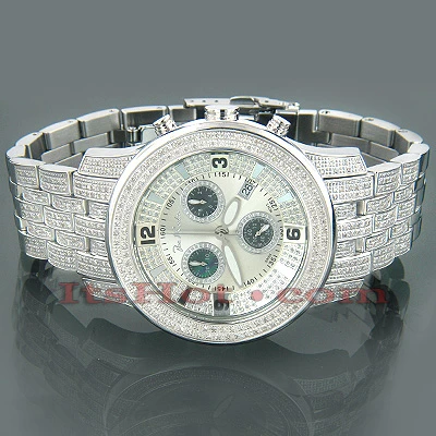 Joe Rodeo Watch With Diamond Band 3.50ct 2000 Men's 2 Joe Rodeo Watch With Diamond Band 3.50ct 2000 Men's - Image 2