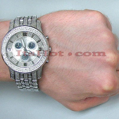 Joe Rodeo Watch With Diamond Band 3.50ct 2000 Men's 4 Joe Rodeo Watch With Diamond Band 3.50ct 2000 Men's - Image 4