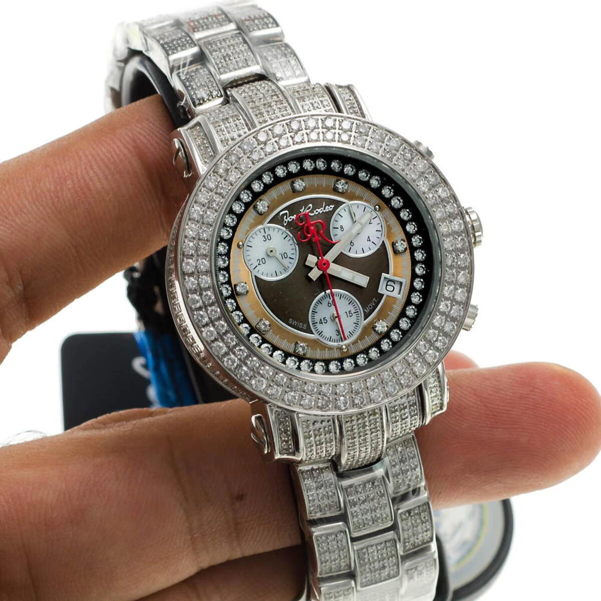 Joe Rodeo JoJo Women's Diamond Watch 10.00 Ct Rio 7 Joe Rodeo JoJo Women's Diamond Watch 10.00 Ct Rio - Image 7