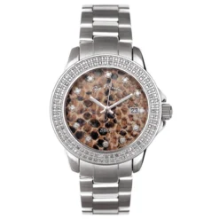 Joe Rodeo Jojo Zibra Ladies Diamond Watch 1.25ct Brown