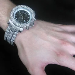 Joe Rodeo Junior Men's Diamond Watch 17.50ct Black MOP -PNZ Watches Shop joe rodeo junior mens diamond watch 1750ct black mop p 8761bod