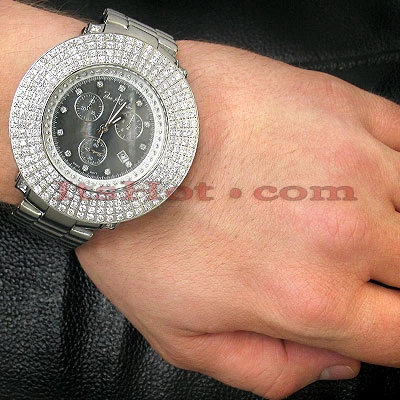 Hip Hop Oversized Joe Rodeo Junior Men's Diamond Watch 9ct 3 Hip Hop Oversized Joe Rodeo Junior Men's Diamond Watch 9ct - Image 3