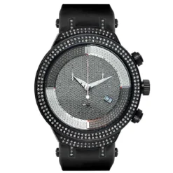 Joe Rodeo Master Diamond Watch 2.20ct Black Ceramic