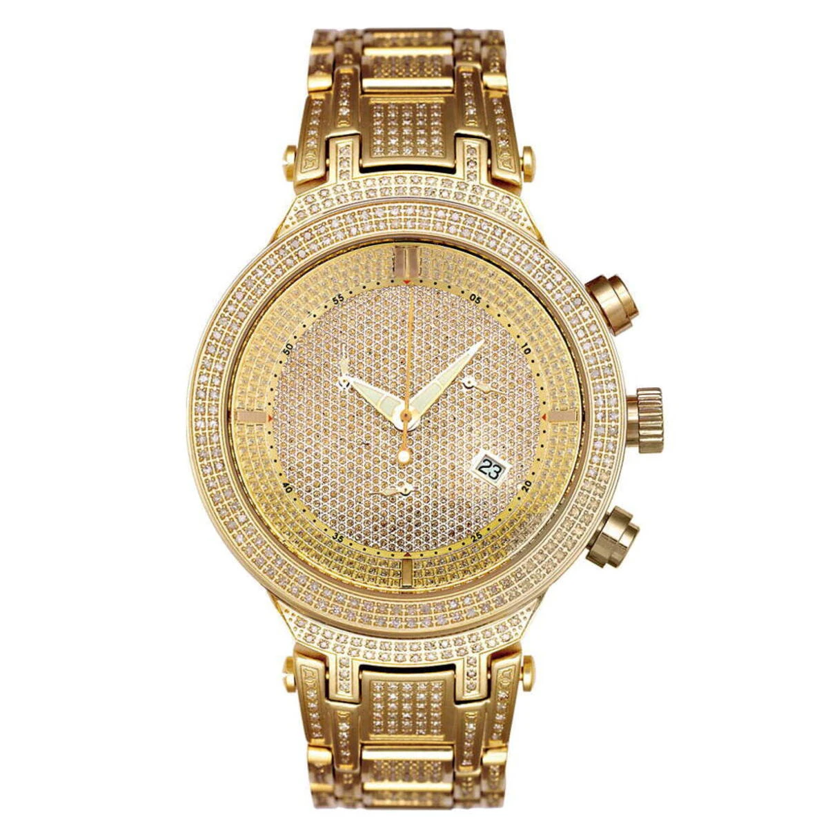 Joe Rodeo Master Diamond Watch 4.75ct Men's 1 Joe Rodeo Master Diamond Watch 4.75ct Men's