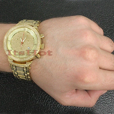 Joe Rodeo Master Diamond Watch 4.75ct Men's 4 Joe Rodeo Master Diamond Watch 4.75ct Men's - Image 4