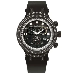 Joe Rodeo Master Men's Diamond Watch 2.20ct Black