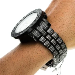 Joe Rodeo Men's Black Diamond Watch 17.00ct Pilot -PNZ Watches Shop joe rodeo mens black diamond watch 1700ct pilot p 38822 bod4