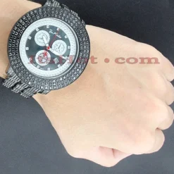 Joe Rodeo Men's Black Diamond Watch 17.00ct Pilot -PNZ Watches Shop joe rodeo mens black diamond watch 1700ct pilot p 38822bod