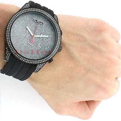 Joe Rodeo Men's Diamond Watch 2.25ct Black Empire 4 Joe Rodeo Men's Diamond Watch 2.25ct Black Empire - Image 4