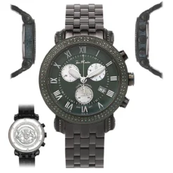 Joe Rodeo Green Diamonds Watch For Men 3.50t Classic -PNZ Watches Shop joe rodeo watches green diamonds watch 350ct classic p 35773 main2