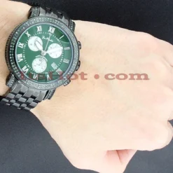 Joe Rodeo Green Diamonds Watch For Men 3.50t Classic -PNZ Watches Shop joe rodeo watches green diamonds watch 350ct classic p 35773bod