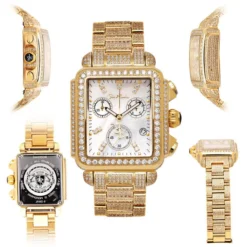 Joe Rodeo Madison Diamond Watch Yellow Gold Plated 10.25ct -PNZ Watches Shop joe rodeo watches madison diamond watch 1025ct p 8422 main2