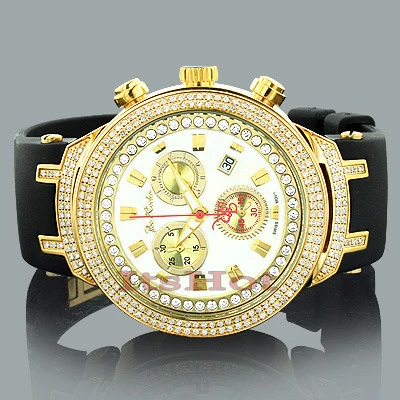 Joe Rodeo Master Men's Diamond Watch 2.20ct Yellow 2 Joe Rodeo Master Men's Diamond Watch 2.20ct Yellow - Image 2