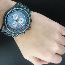 Joe Rodeo Men's Blue Diamond Watch Pilot 27.70 -PNZ Watches Shop joe rodeo watches mens blue diamond watch pilot 2770 p 8488bod