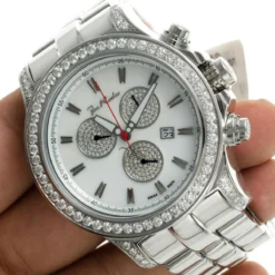 Joe Rodeo Men's 7.20Ct Diamond Watch Master Pilot W Diamond Bezel 16 Joe Rodeo Men's 7.20Ct Diamond Watch Master Pilot W Diamond Bezel -PNZ Watches Shop joe rodeo watches mens diamond watch master pilot 720 p 35648 bod3