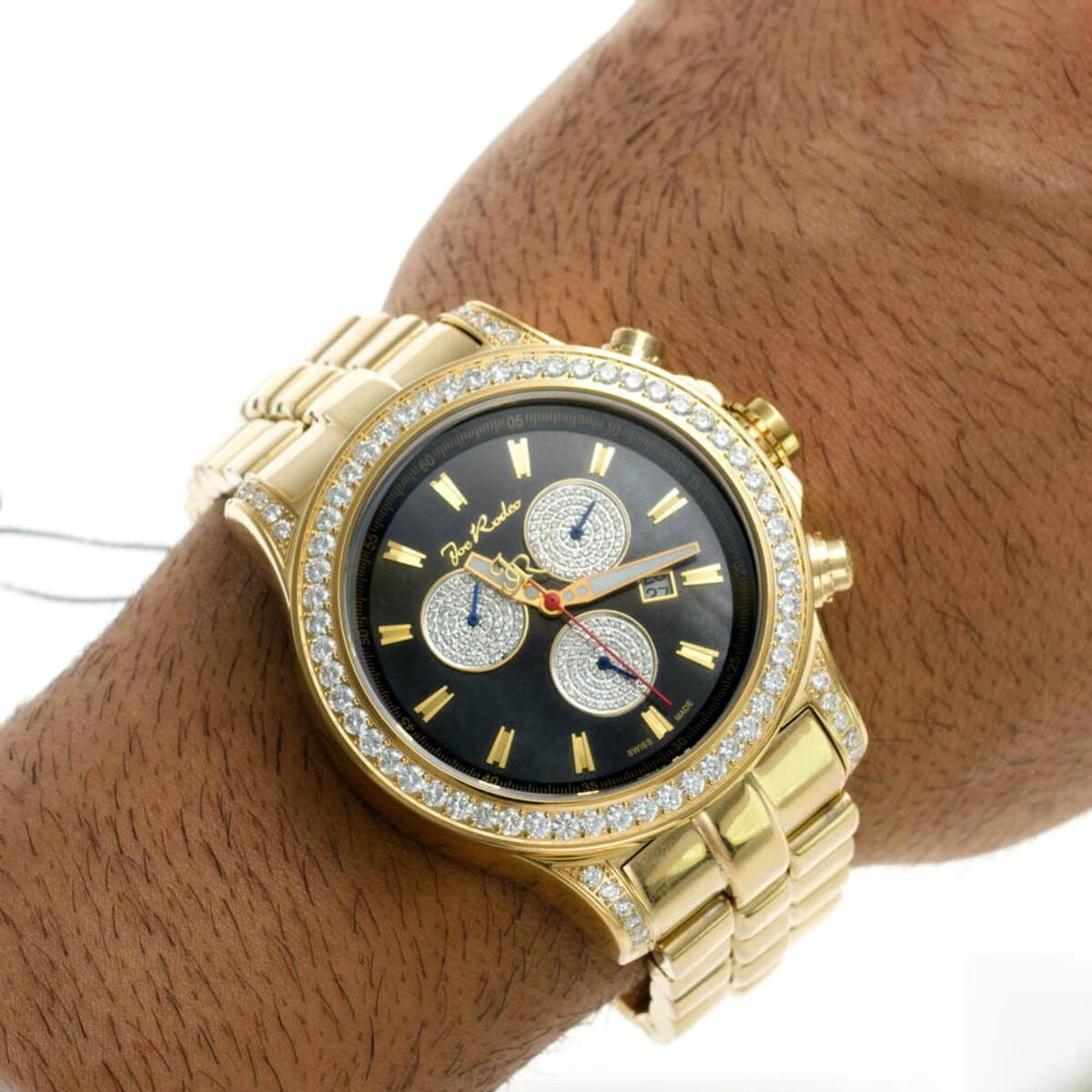 Diamond Joe Rodeo 7.20 Carat Men's Watch Master Pilot 6 Diamond Joe Rodeo 7.20 Carat Men's Watch Master Pilot - Image 6