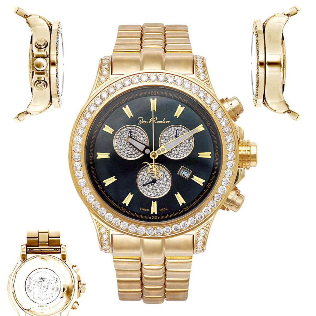 Diamond Joe Rodeo 7.20 Carat Men's Watch Master Pilot 5 Diamond Joe Rodeo 7.20 Carat Men's Watch Master Pilot - Image 5