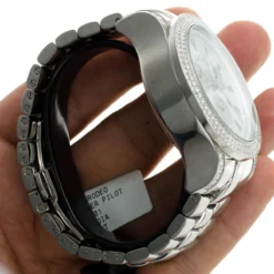 Stainless Steel Joe Rodeo Men's 7 Carat Diamond Master Pilot Watch 19 Stainless Steel Joe Rodeo Men's 7 Carat Diamond Master Pilot Watch -PNZ Watches Shop joe rodeo watches mens diamond watch master pilot 7ct p 35645 bod5