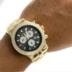 Joe Rodeo Yellow Gold Tone Men's Diamond Watch Master Pilot 7ct 13 Joe Rodeo Yellow Gold Tone Men's Diamond Watch Master Pilot 7ct -PNZ Watches Shop joe rodeo watches mens diamond watch master pilot 7ct p 35651 bod2