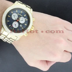 Joe Rodeo Yellow Gold Tone Men's Diamond Watch Master Pilot 7ct 11 Joe Rodeo Yellow Gold Tone Men's Diamond Watch Master Pilot 7ct -PNZ Watches Shop joe rodeo watches mens diamond watch master pilot 7ct p 35651bod