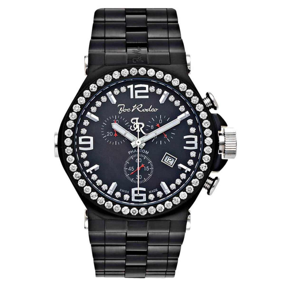 Joe Rodeo Phantom Men's Diamond Watch 3.25ct 1 Joe Rodeo Phantom Men's Diamond Watch 3.25ct