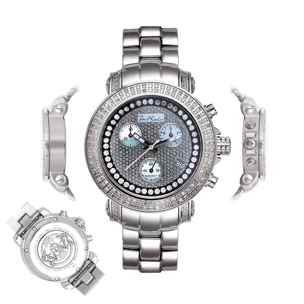 JoJo Diamond Ladies Watch 1.25ct Silver Joe Rodeo 6 JoJo Diamond Ladies Watch 1.25ct Silver Joe Rodeo - Image 6