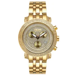 JoJo Diamond Watch Joe Rodeo 3.50ct Yellow Gold