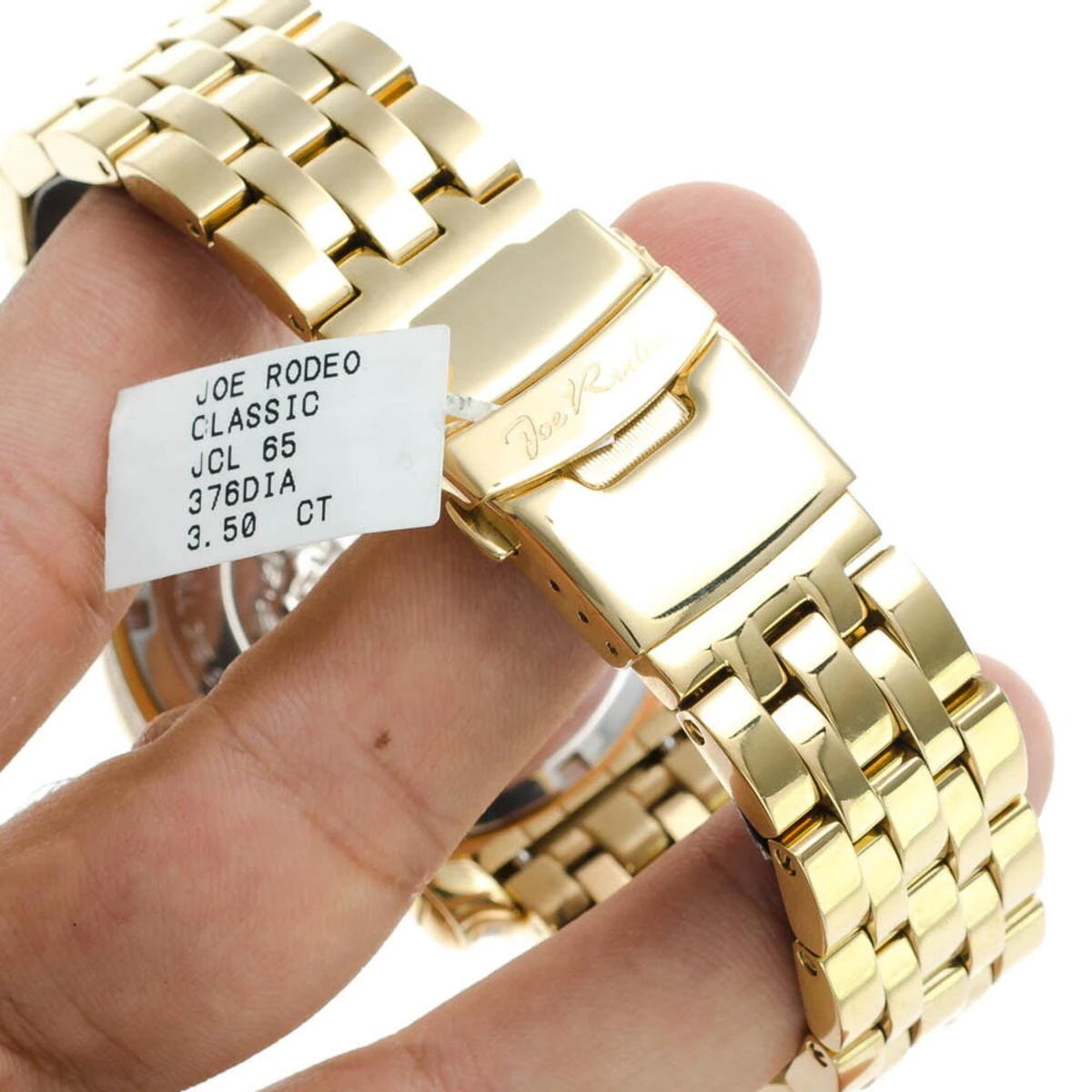 JoJo Diamond Watch Joe Rodeo 3.50ct Yellow Gold 10 JoJo Diamond Watch Joe Rodeo 3.50ct Yellow Gold - Image 10