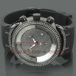 Black JoJo Joe Rodeo Master Diamond Watch 2.20ct