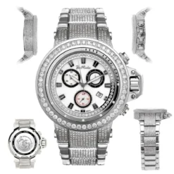 JoJo Joe Rodeo Razor Men's Diamond Watch 22ct White -PNZ Watches Shop jojo joe rodeo razor mens diamond watch 22ct white p 8980 main2