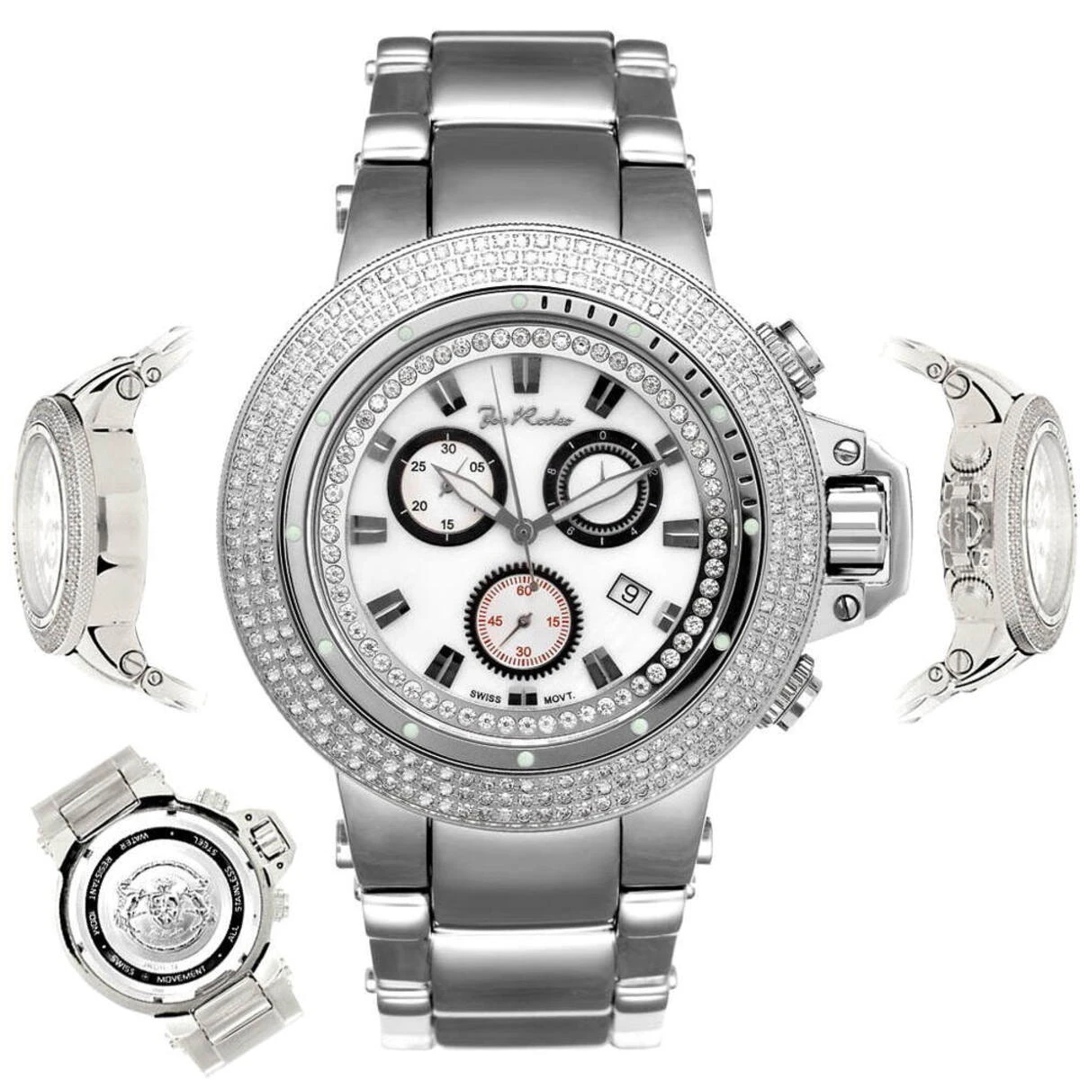 JoJo Joe Rodeo Razor Men's Diamond Watch 4.00ct 6 JoJo Joe Rodeo Razor Men's Diamond Watch 4.00ct - Image 6