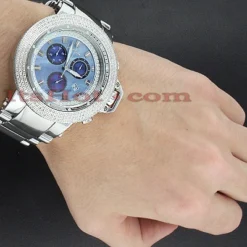 JoJo Joe Rodeo Razor Men's Diamond Watch 4ct Blue -PNZ Watches Shop jojo joe rodeo razor mens diamond watch 4ct blue p 8979bod