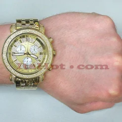 Joe Rodeo Tyler Diamond Watch 2.00ct Yellow Gold -PNZ Watches Shop jojo joe rodeo tyler diamond watch 200ct yellow gold p 8575bod