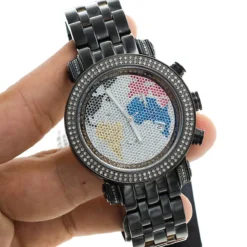 JoJo Joe Rodeo Watch - Classic World Map 1.75ct Black -PNZ Watches Shop jojo joe rodeo watch classic world map 175ct black p 9028 bod3