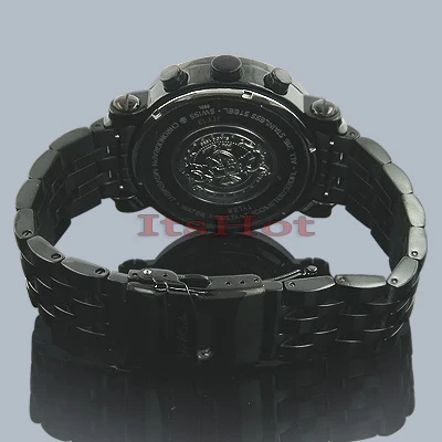 JoJo Joe Rodeo Watch - Tyler World Map, 2.00 Ctw. Black 3 JoJo Joe Rodeo Watch - Tyler World Map, 2.00 Ctw. Black - Image 3