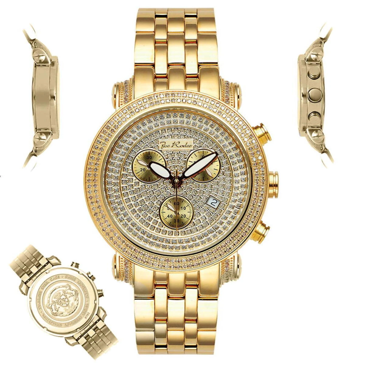JoJo Watch: Diamond Joe Rodeo Watch 1.75ct Yellow Gold Classic 6 JoJo Watch: Diamond Joe Rodeo Watch 1.75ct Yellow Gold Classic - Image 6