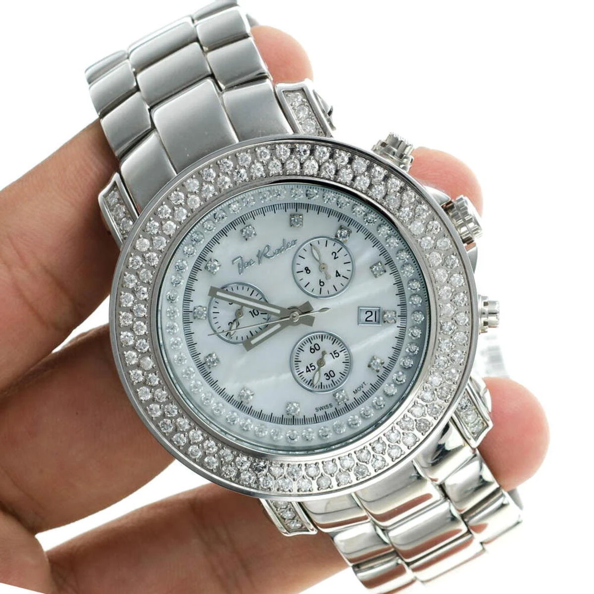 JoJo Watch Joe Rodeo Junior Diamond Watch 4.75ct 8 JoJo Watch Joe Rodeo Junior Diamond Watch 4.75ct - Image 8