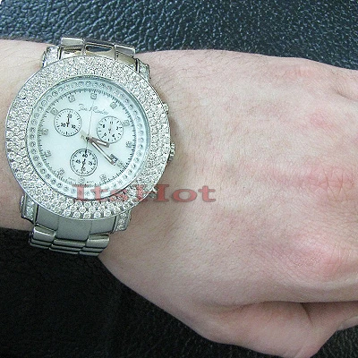JoJo Joe Rodeo Junior Diamond Watch 8ct White 4 JoJo Joe Rodeo Junior Diamond Watch 8ct White - Image 4